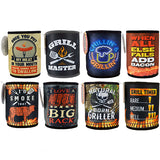 WHOLESALE GRILLING NEOPRENE COOLERS 11 PIECES PER DISPLAY 88214