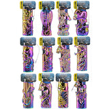 Metal Rainbow Mystic Lighter Case with Bottle Opener- 12 Pieces Per Retail Ready Display 24829