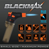 Black Max Torch Lighter - 12 Pieces Per Retail Ready Display 24920