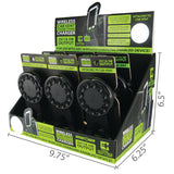 Phone Mount with Wireless Charging and Vent Clip - 6 Pieces Per Retail Ready Display 25588