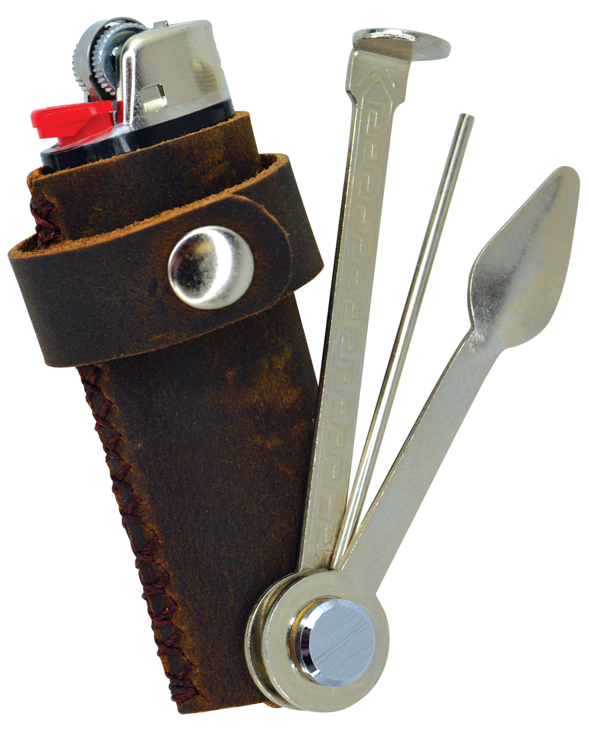 ITEM NUMBER 025592 LEATHER LIGHTER CASEW/TOOLS 6 PIECES PER DISPLAY