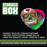 Skull Stash Storage Box - 4 Pieces Per Retail Ready Display 25685