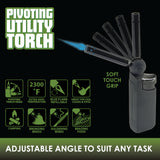Pivot Head Utility Lighter- Pieces 12 Per Retail Ready Display 25965