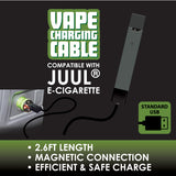 WHOLESALE VAPE CHARGING CABLE 6 PIECES PER DISPLAY 25986
