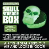 Glow in The Dark Skull Storage Box - 6 Pieces Per Retail Ready Display 26010