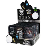 Gear Head Dual Torch Lighter - 15 Pieces Per Retail Ready Display 26076