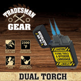 Tradesman Dual Torch Lighter - 15 Pieces Per Retail Ready Display 26142