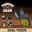 ITEM NUMBER 026142 TRADESMAN DUAL TORCHLIGHTER 15 PIECES PER DISPLAY
