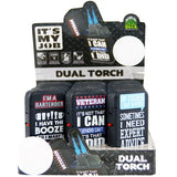 It's My Job Dual Torch Lighter - 15 Pieces Per Retail Ready Display 26151