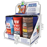 Neoprene 24 Oz Can and Bottle Cooler - 6 Pieces Per Retail Ready Display 26475