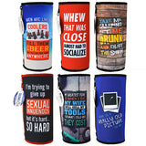 Neoprene 24 Oz Can and Bottle Cooler - 6 Pieces Per Retail Ready Display 26475