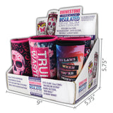 Neoprene Rhinestone Slim Can Cooler - 6 Per Retail Ready Display 26580