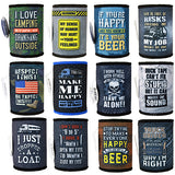Neoprene Can and Bottle Cooler - 12 Pieces Per Retail Ready Display 26595