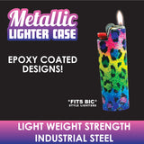Epoxy Metal Lighter Case - 12 Pieces Per Retail Ready Display 26630