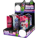 Epoxy Metal Lighter Case - 12 Pieces Per Retail Ready Display 26630