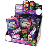 Neoprene Cigarette Pouch with Pocket - 8 Pieces Per Retail Ready Display 26661
