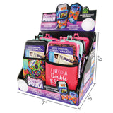 Neoprene Cigarette Pouch with Pocket - 8 Pieces Per Retail Ready Display 26663