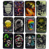 Metal Flip Top Pipe Torch Lighter - 12 Pieces Per Retail Ready Display 26669