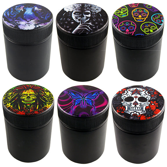 Black Glass Safety Containers