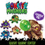 ITEM NUMBER 027802 SQUEEZE MONSTER BALL LARGE 6 PIECES PER DISPLAY