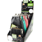 WHOLESALE CIGARETTE POUCH WITH COIN WALLET 6 PIECES PER DISPLAY 27891