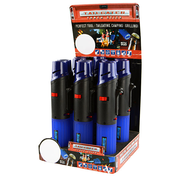 ITEM NUMBER 028174 TORCH BLUE TAILGATER TORCH STICK 12 PIECES PER DISPLAY