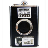 8 oz Stainless-Steel Flask with Shot Glass - 6 Pieces Per Retail Ready Display 28257