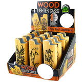 Wood Lighter Case- 12 Pieces Per Retail Ready Display 28276