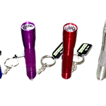 Flashlight Key Chain - 12 Pieces Per Retail Ready Display 28574 NOVELTY INC