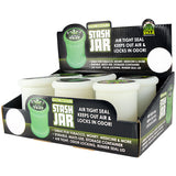 Glow in The Dark Smell Proof Silicone Jar - 6 Pieces Per Retail Ready Display 30008