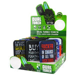 Spicy Zilla Dual Torch Lighter - 15 Pieces Per Retail Ready Display 30017 SPICY ZILLA