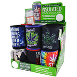 Neoprene Can and Bottle Cooler - 12 Pieces Per Retail Ready Display 30020