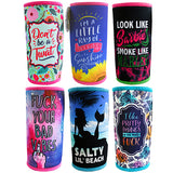 Neoprene Slim Can and Bottle Cooler - 6 Pieces Per Retail Ready Display 30021