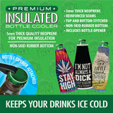 Neoprene 16 Oz Bottle Suit Cooler - 6 Per Retail Ready Display 30022