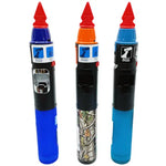Torch Stick Assortment Floor Display - 120 Pieces Per Retail Ready Display 88325 TORCH BLUE
