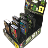 Glow in The Dark Flip Top Torch Lighter - 9 Pieces Per Retail Ready Display 40887