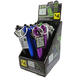 Metal Cigarette Saver Tube Key Chain with Bottle Opener- 12 Pieces Per Retail Ready Display 40966