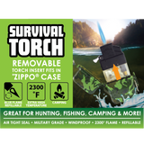 Survival Torch Lighter - 6 Pieces Per Retail Ready Display 41344