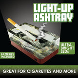 WHOLESALE LIGHT UP ASHTRAY 6 PIECES PER DISPLAY 41473