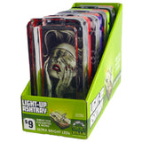 Glass Ashtray with LED Light-Up Design - 4 Pieces Per Retail Ready Display 41493