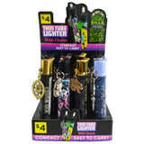 WHOLESALE THIN TUBE LIGHTER W/ CHARM 12 PIECES PER DISPLAY 41507