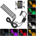 Car Mood Lighting with Remote Control - 6 Pieces Per Retail Ready Display 23307 CAR VIBEZ