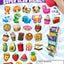 ITEM NUMBER 088114 SQUEEZEM CHARACTER FLOOR DISPLAY KIT 36 PIECES PER DISPLAY