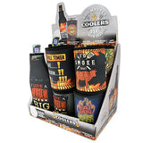 WHOLESALE GRILLING NEOPRENE COOLERS 11 PIECES PER DISPLAY 88214