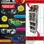 Sport Ray Sunglass Floor Display Ad