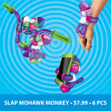Plush Mohawk Monkey Assortment Floor Display - 24 Pieces Per Retail Ready Display 88343