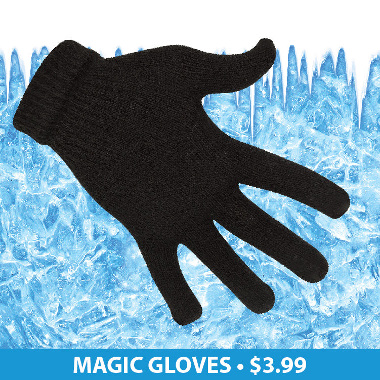 Polar Knitz Winter Floor Display Magic Gloves Ad