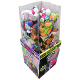 Blanket Plush Assortment Bin Floor Display - 24 Pieces Per Retail Ready Display 88366