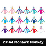 Plush Mohawk Monkey Assorted Floor Display - 30 Pieces Per Retail Ready Display 88398 KIPP BROTHERS