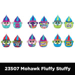 Plush Mohawk Monkey Assorted Floor Display - 30 Pieces Per Retail Ready Display 88398 KIPP BROTHERS
